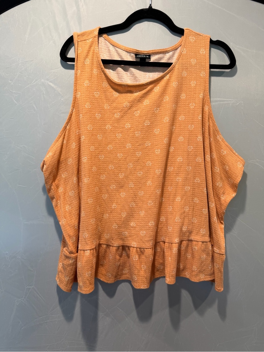 Torrid Orange Cropped Tank Top